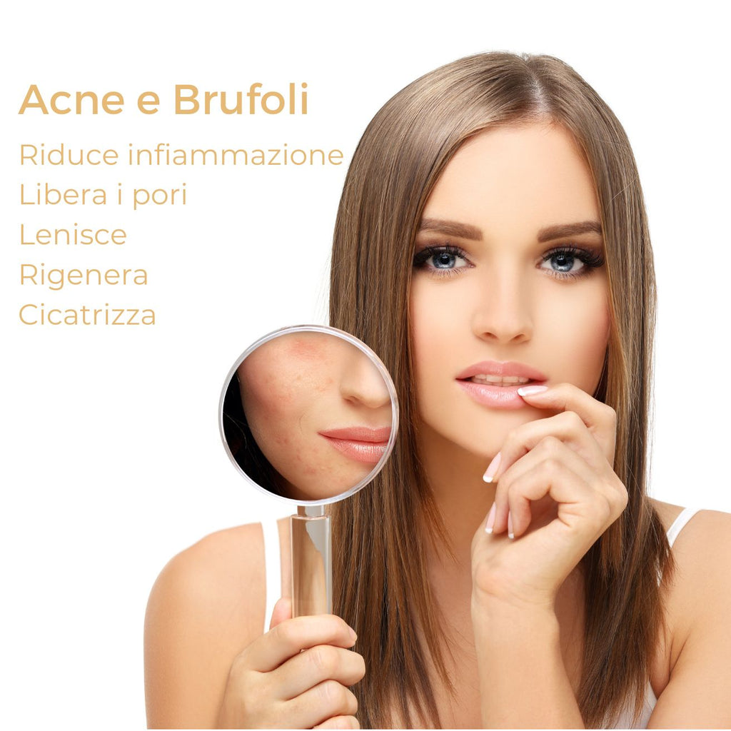 trattamento di bellezza per acne e brufoli - la lumaca bianca