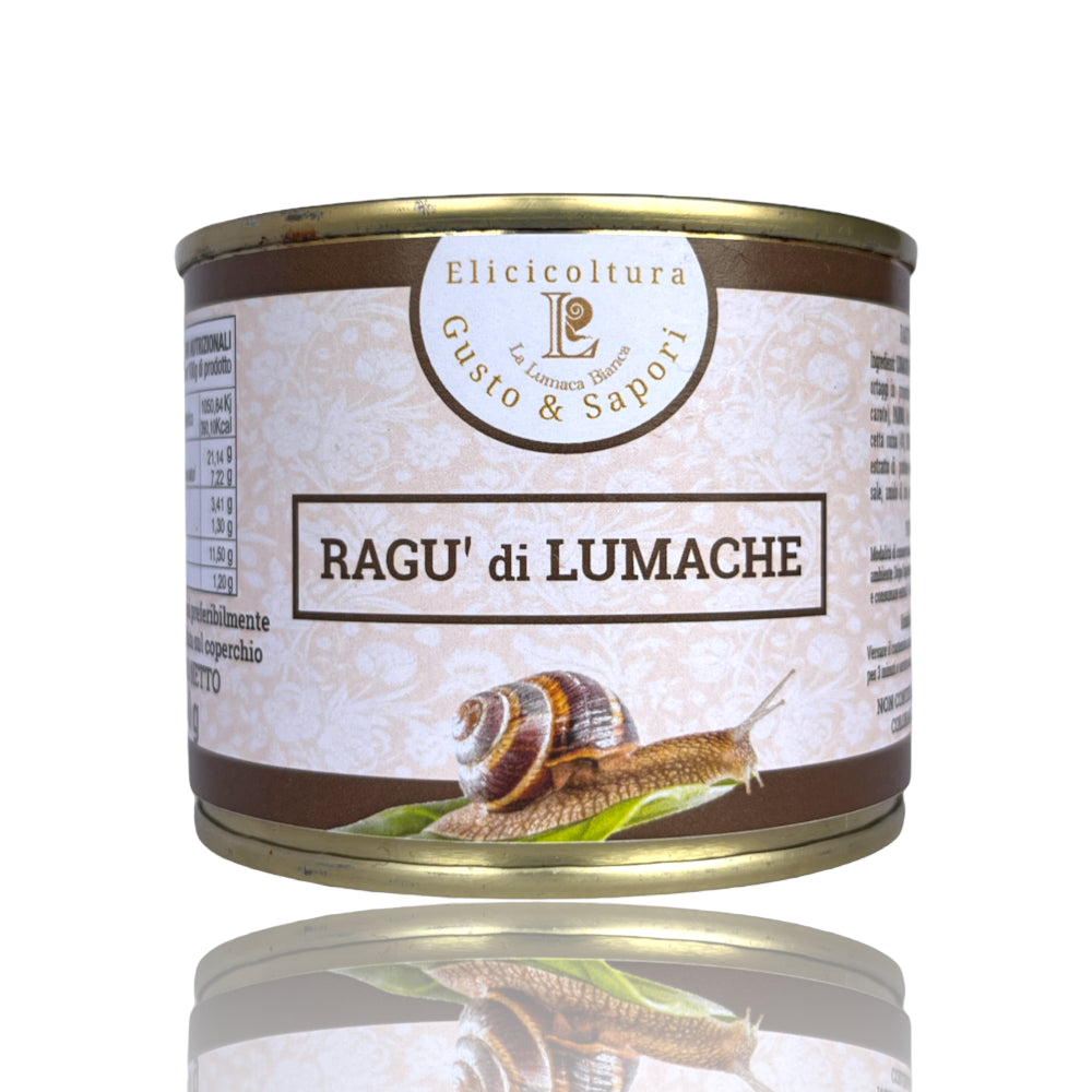 Ragù di Lumache - 200 gr - la lumaca bianca - ghedi